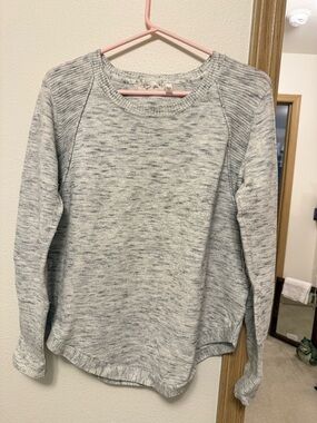 RD Style Marled Light Gray Pullover